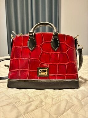 Dooney & Bourke Croc Embossed Satchel